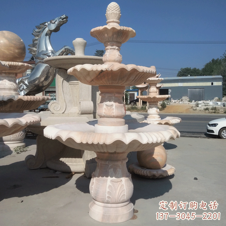 开封四腿石雕喷泉