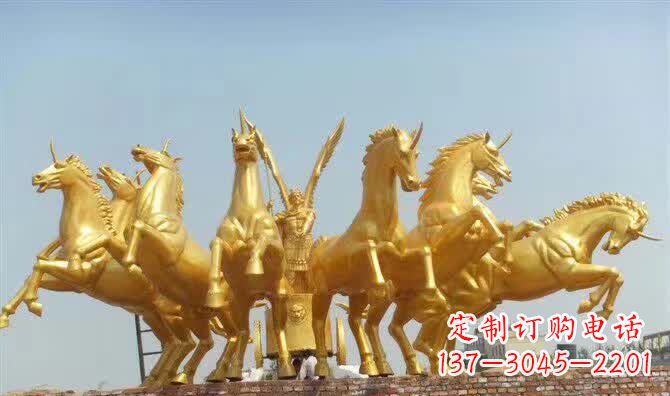 开封阿波罗战车铜雕