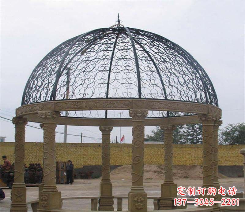 开封八角凉亭大理石雕塑