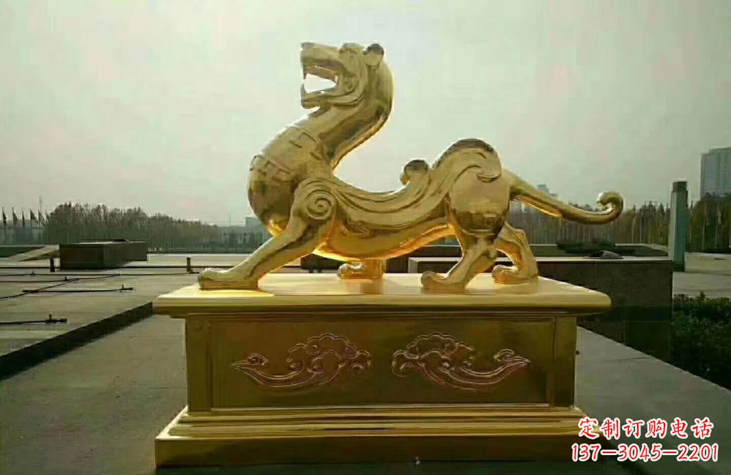 开封白虎铜雕