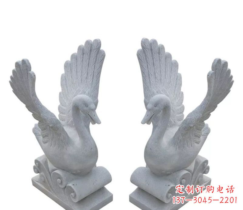 开封天鹅之恋石雕
