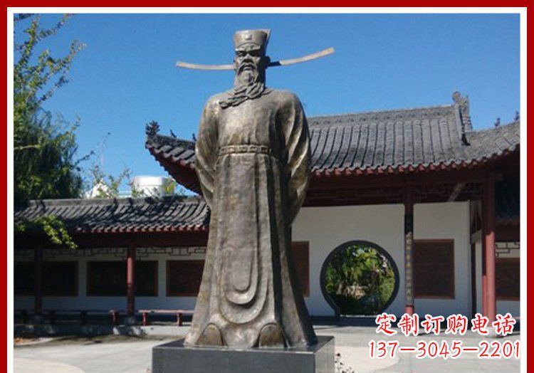 开封包拯铜雕传承古代文化的艺术精品