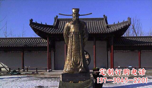 开封包拯古代名人铜雕