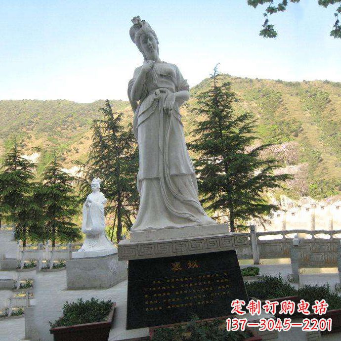 开封传承中国古代美女——褒姒雕像