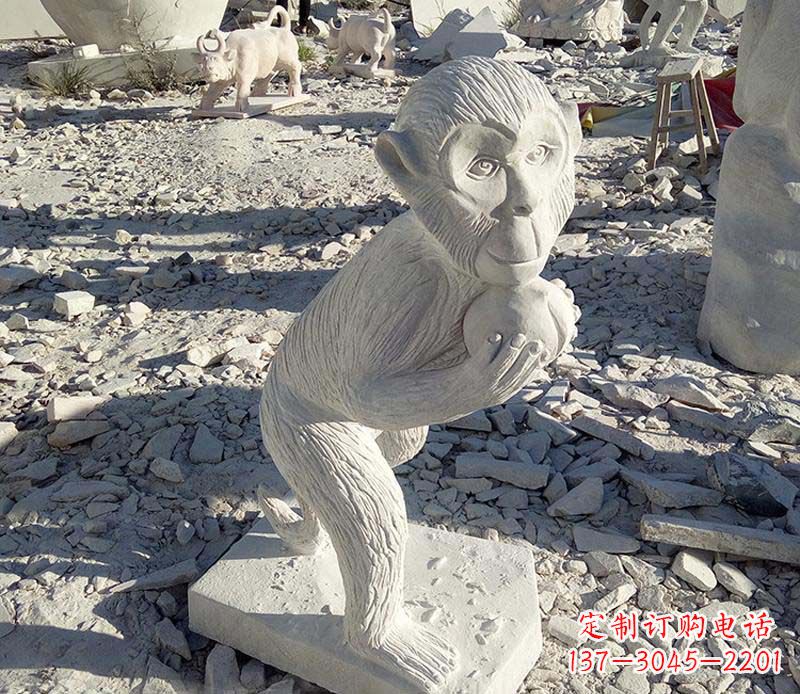 开封“猴子石雕”——精致细腻的石头精雕