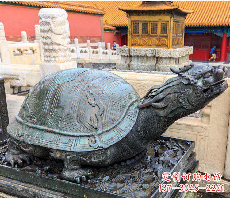 开封北京故宫龙龟景观铜雕塑