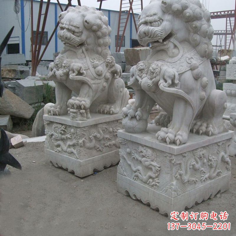 开封北京青铜狮子雕塑