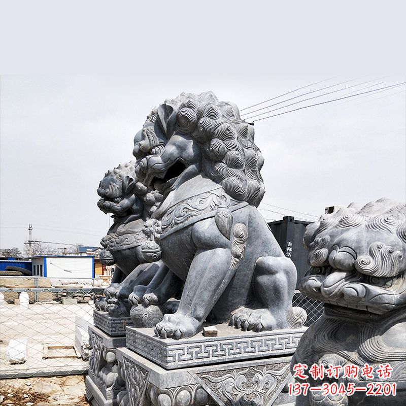 开封北京铸铜狮子雕塑