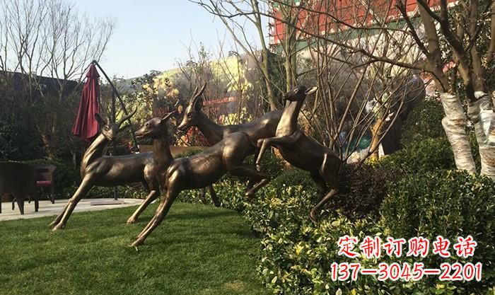 开封“跃动的小鹿雕塑”