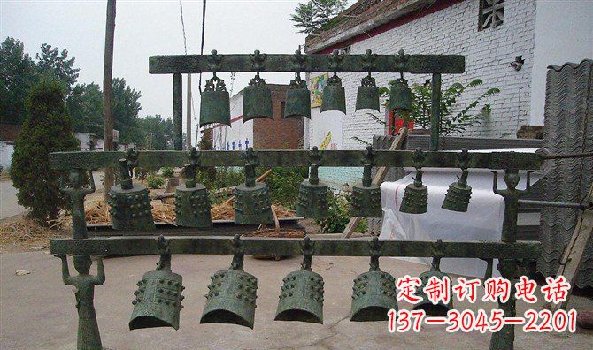 开封编钟古铜雕仿古精美音乐器