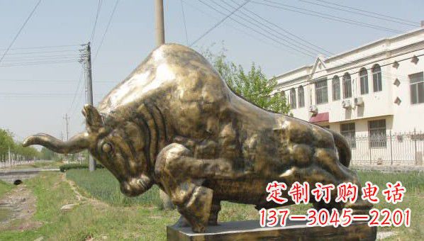 开封标志性黄铜斗牛