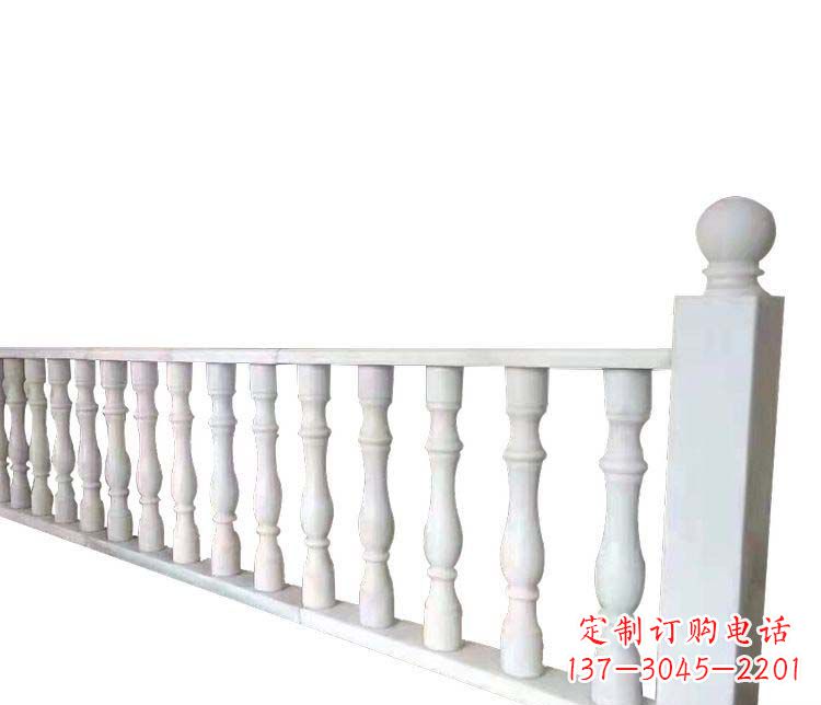 开封别墅汉白玉栏杆景观石雕