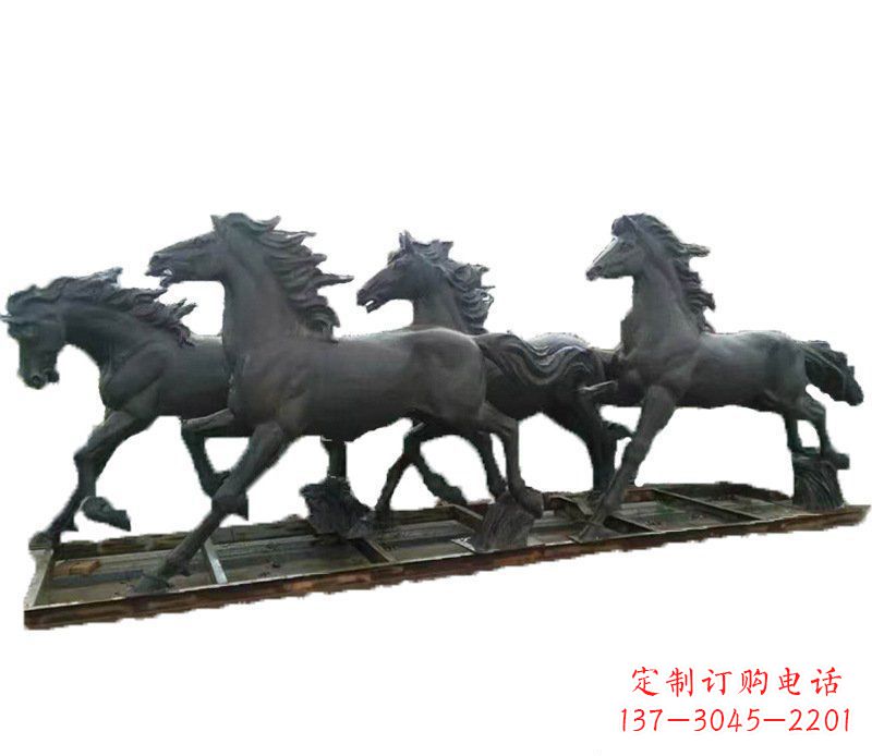 开封铜质动物雕塑,为别墅景观增添美感