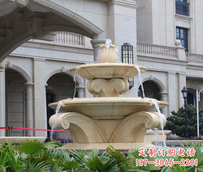 开封别墅景观欧式喷泉石雕_1