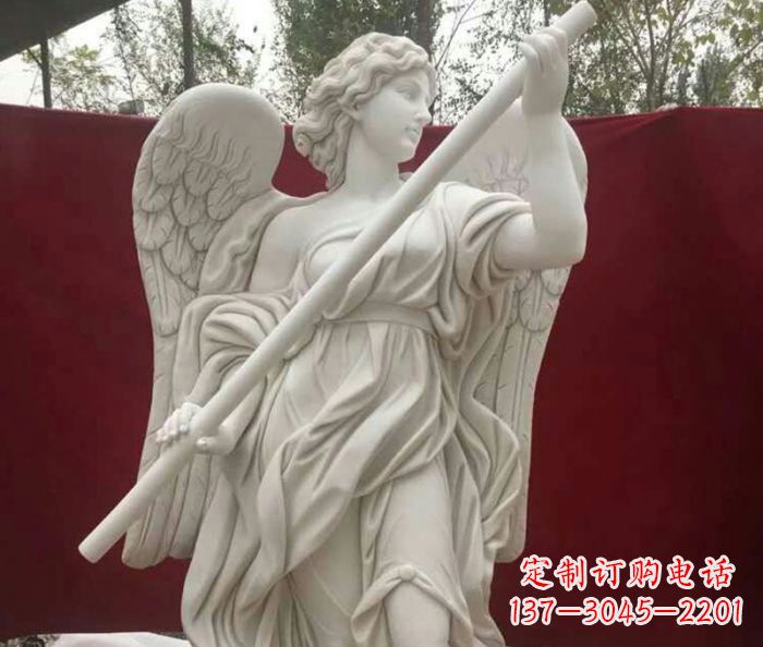 开封别墅景观天使人物石雕