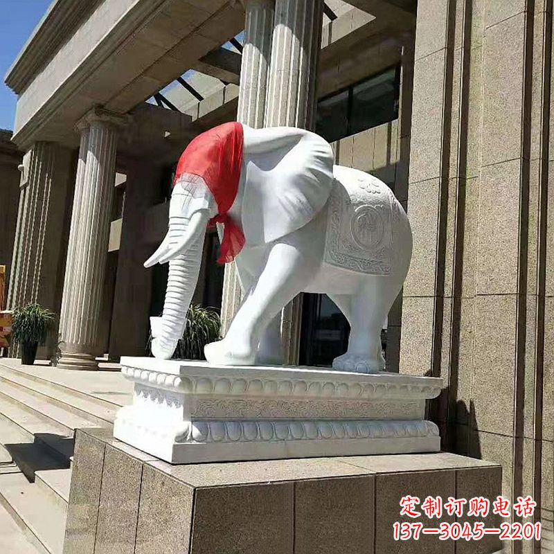 开封大象雕刻精美家居装饰品