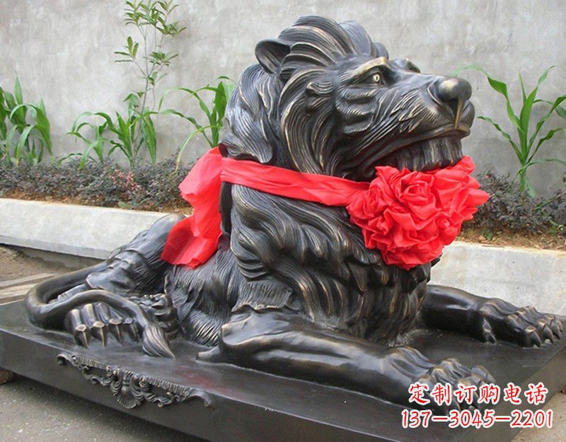 开封铜质狮子雕塑