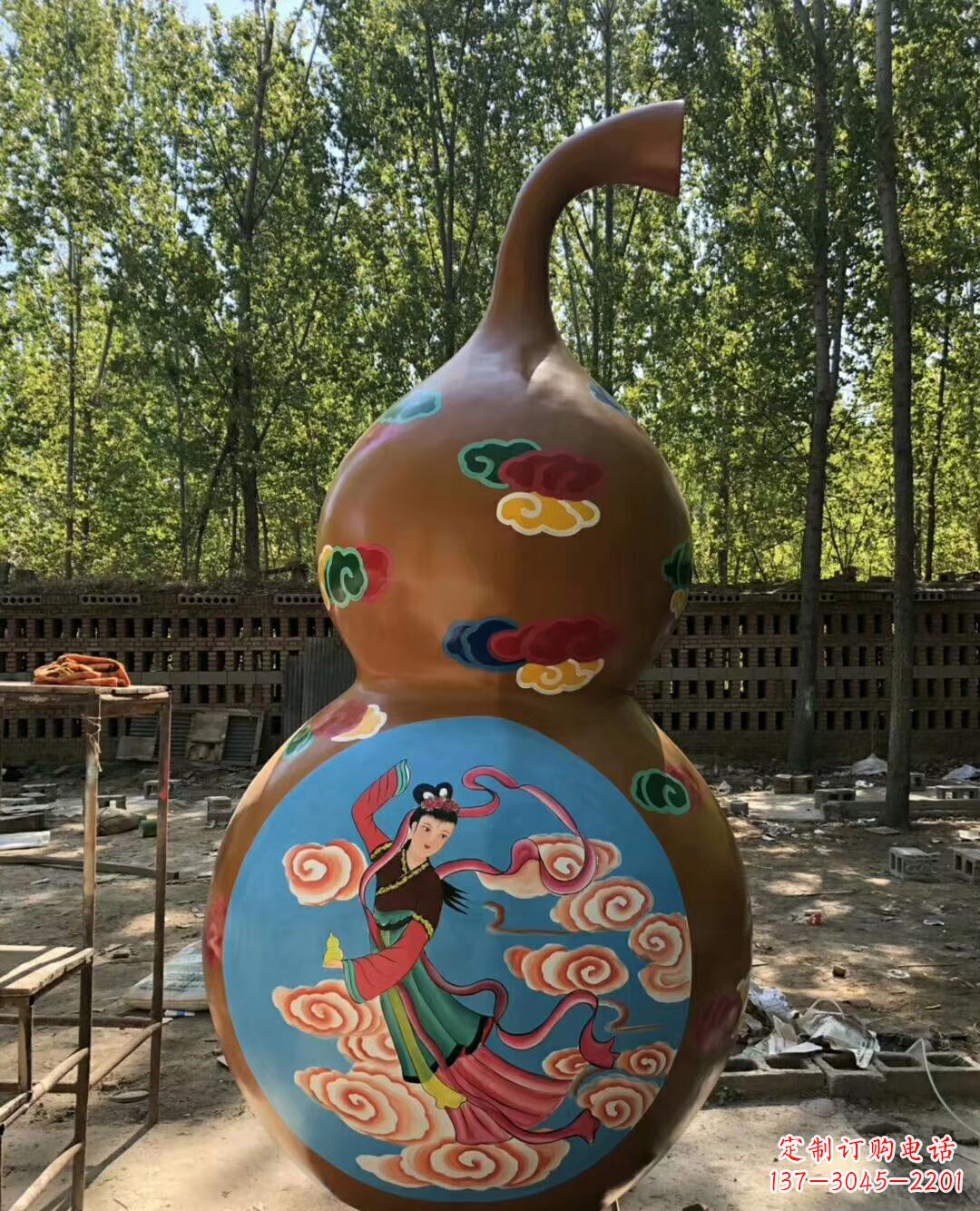 开封新颖玻璃钢葫芦雕塑