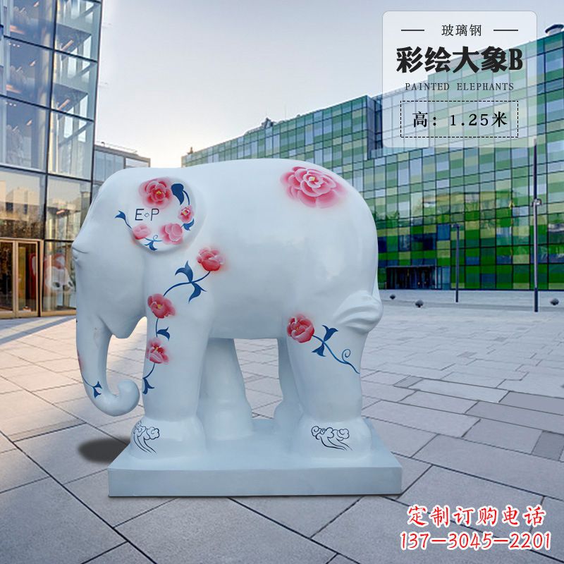 开封玻璃钢大象雕塑——传承古老文明的象征