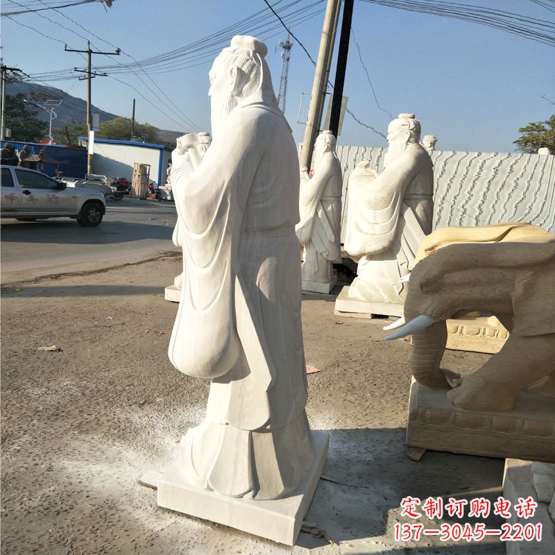 开封孔子——玻璃钢雕塑的象征