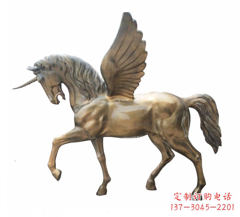 开封独角兽雕塑玻璃钢的艺术之美