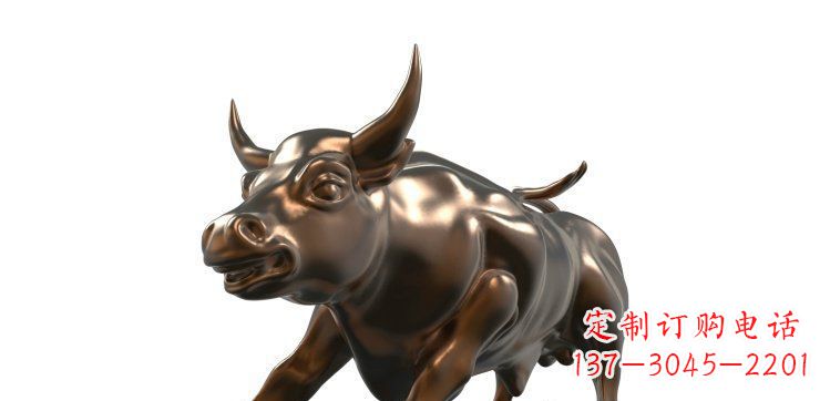 开封玻璃钢仿铜牛公园动物雕塑视觉盛宴