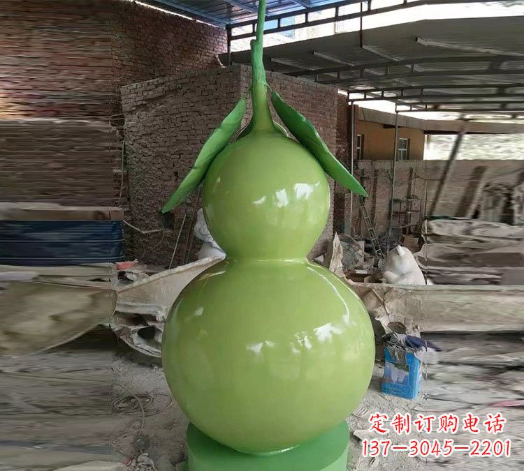 开封玻璃钢仿真葫芦雕塑