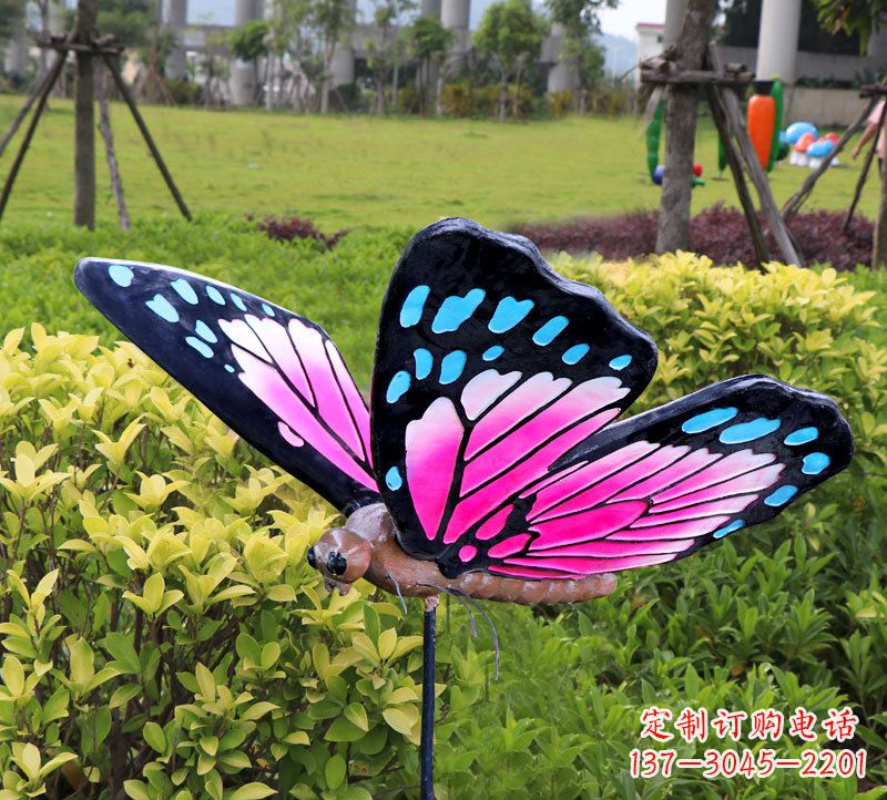 开封玻璃钢蝴蝶雕塑