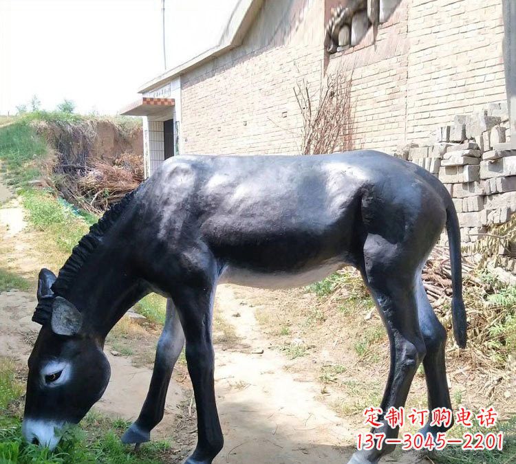 开封玻璃钢仿真毛驴