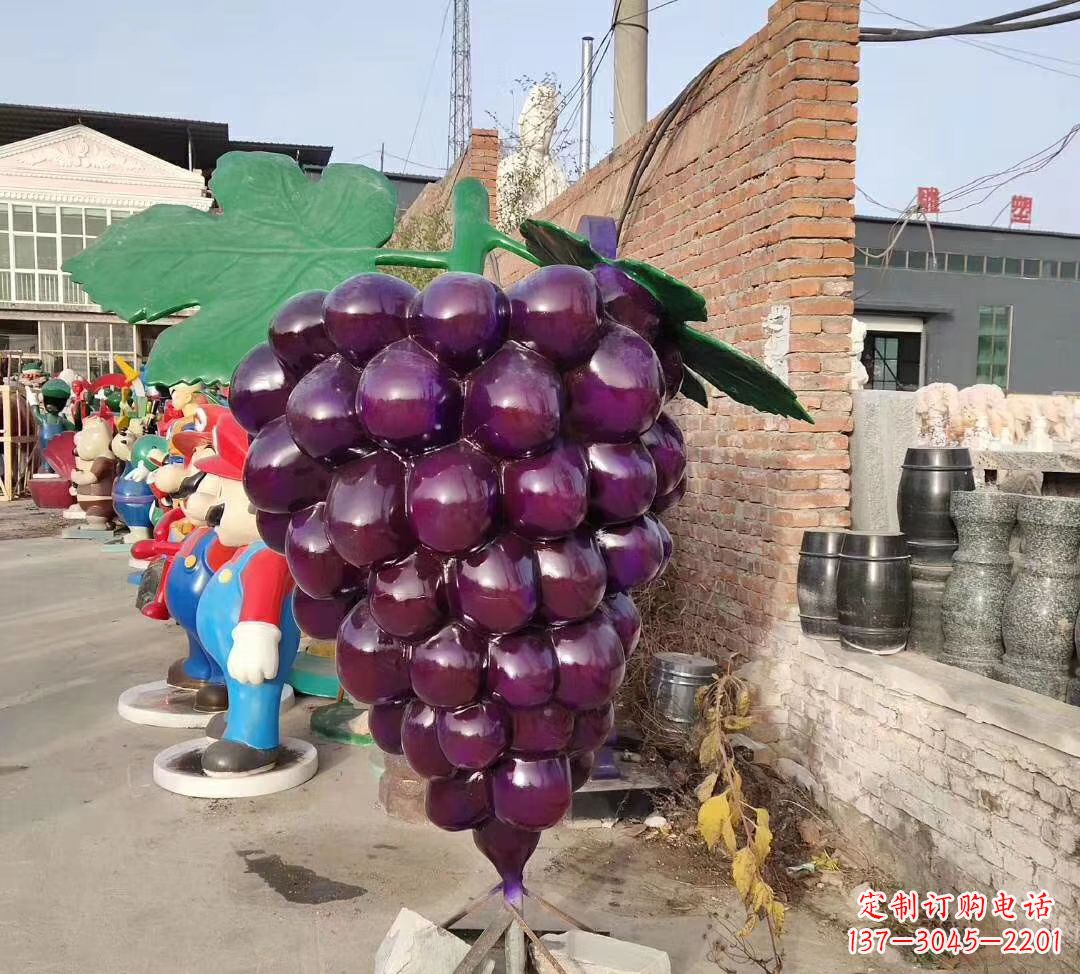 开封玻璃钢仿真葡萄雕塑