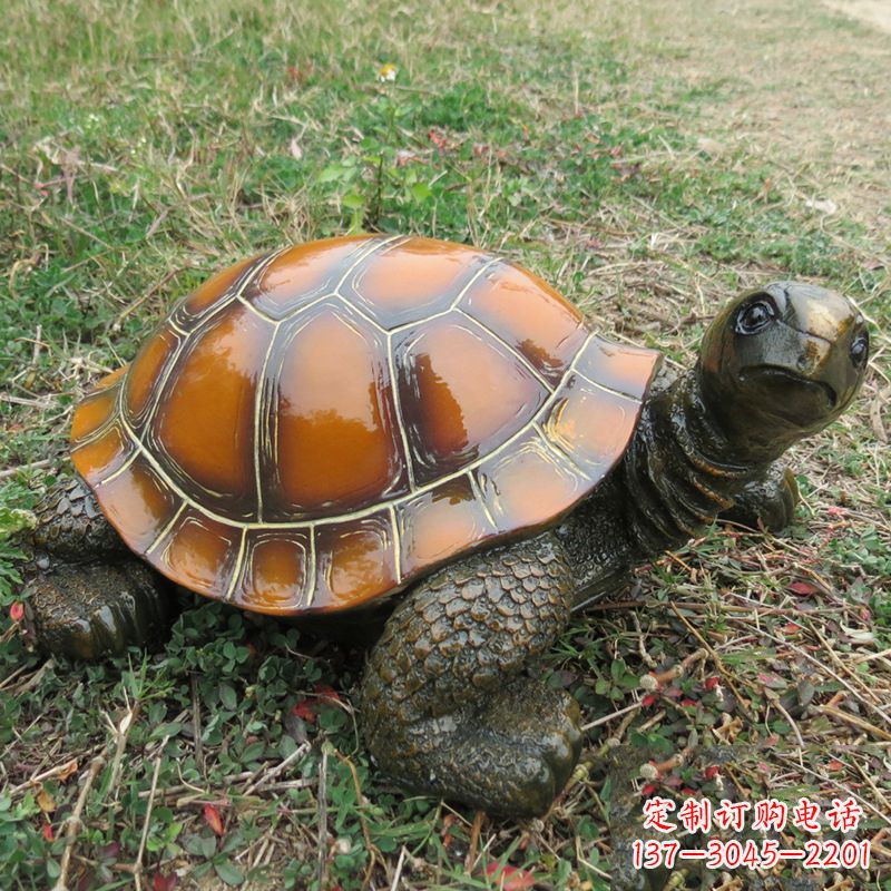开封玻璃钢制乌龟雕塑——艺术的精美呈现