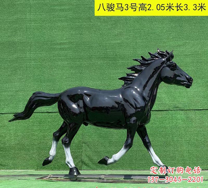 开封玻璃钢马雕塑一种特殊的艺术品