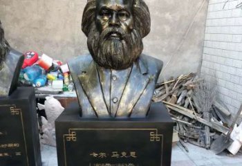 开封玻璃钢铸就的马克思雕塑
