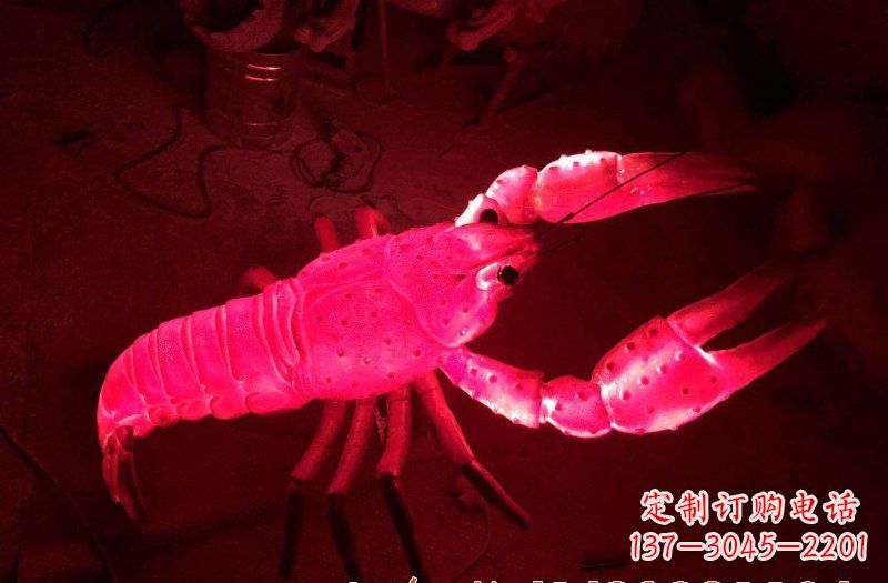 开封玻璃钢龙虾雕塑