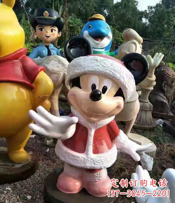 开封玻璃钢制米老鼠雕塑