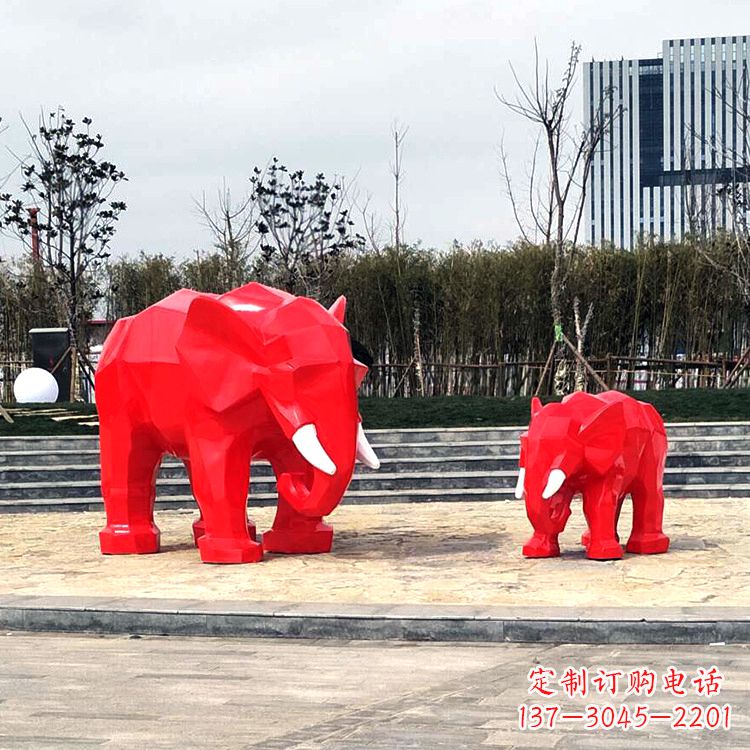 开封玻璃钢大象雕塑艺术之美
