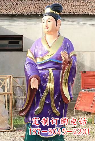 开封玻璃钢宗教庙宇彩绘八仙神像