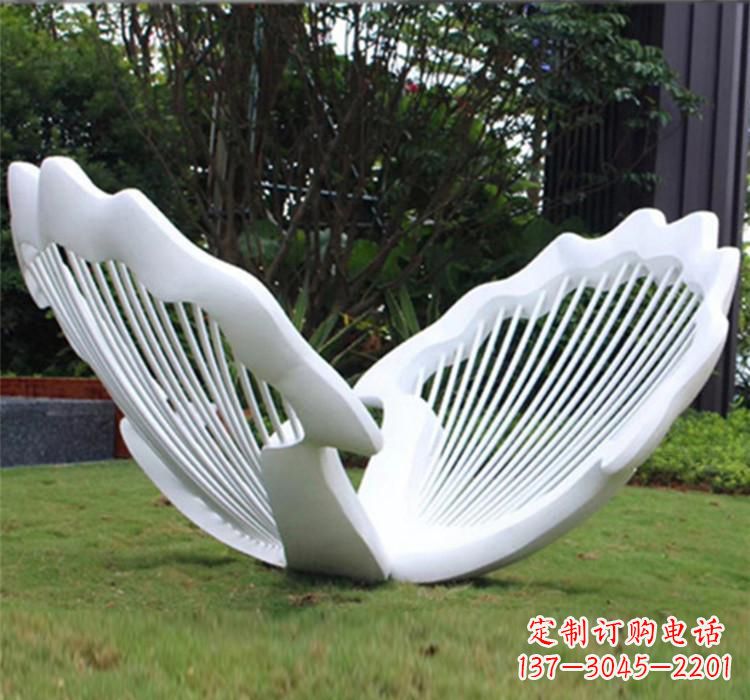 开封不锈钢贝壳雕塑艺术精品