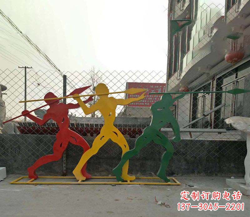开封不锈钢标枪雕塑一种新兴的艺术形式