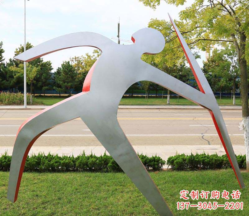 开封不锈钢标枪雕塑精美的艺术品