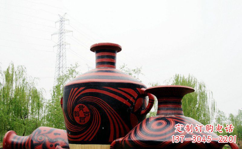 开封不锈钢彩色花盆雕塑让空间更加精致
