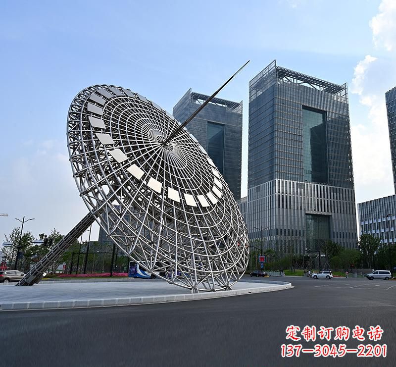 开封不锈钢城市璀璨的摩天轮雕塑
