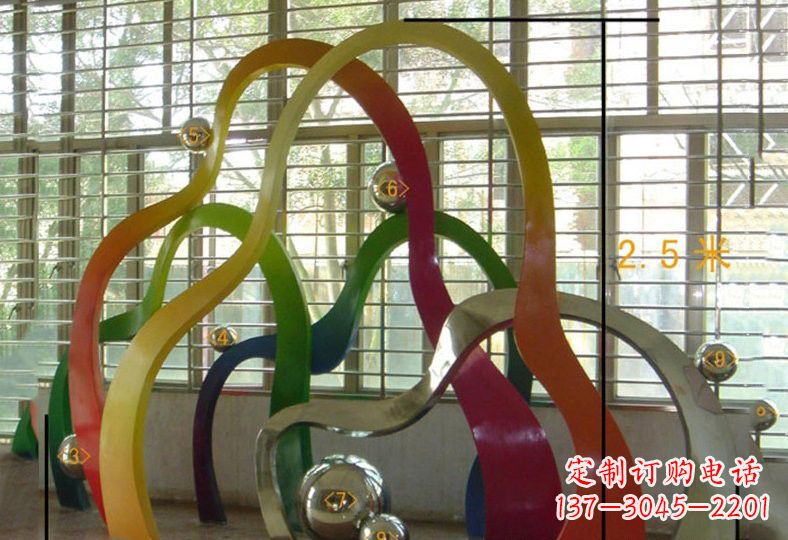 开封不锈钢假山雕塑精致耐用的艺术品
