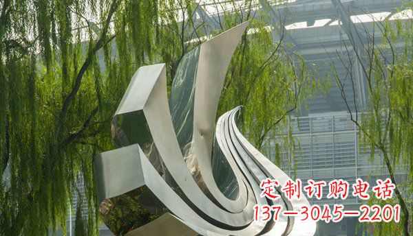 开封不锈钢鸽子雕塑