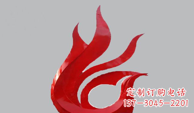开封不锈钢凤凰雕塑——传承古代文化之美