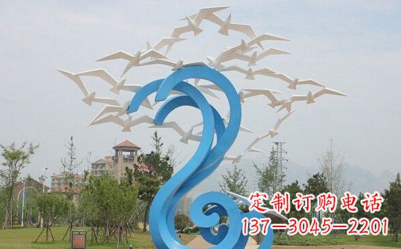开封不锈钢海鸥雕塑