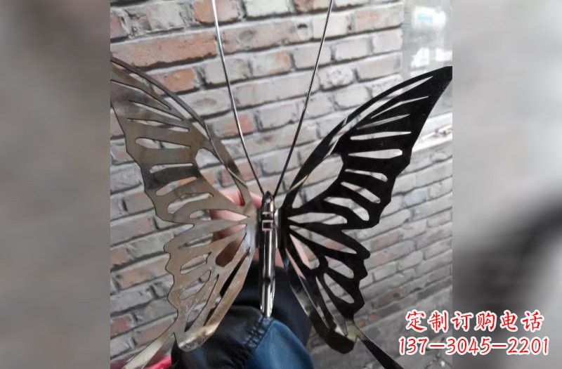 开封精美不锈钢蝴蝶雕塑