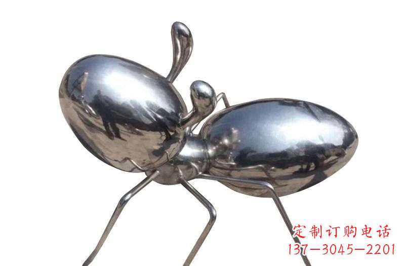 开封不锈钢抽象蚂蚁雕塑