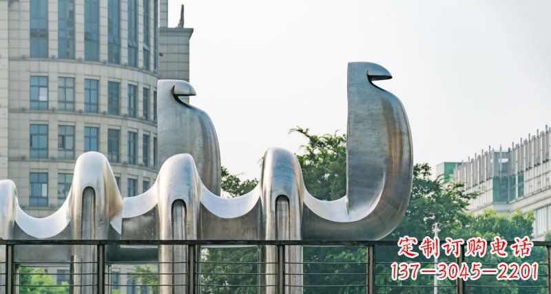开封不锈钢骆驼给街边带来美丽
