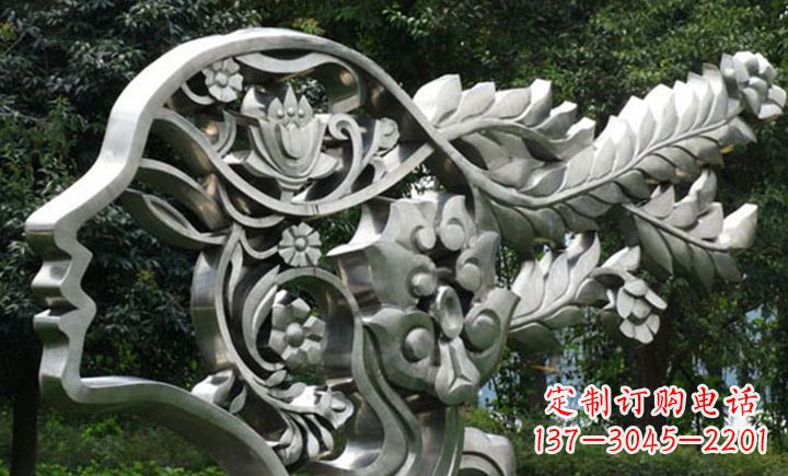 开封不锈钢头像雕塑——精美绝伦